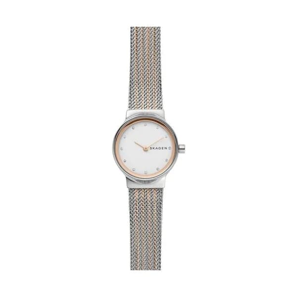 Skagen Montre Skagen en Acier Argenté et Doré Rose