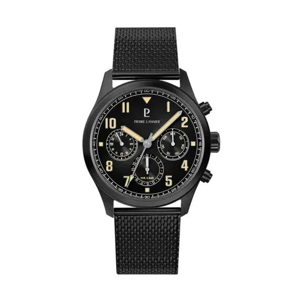 Pierre Lannier Montre Pierre Lannier Lannier Aviateur Noir