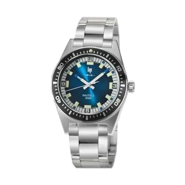 Lip Nautic 3 Quartz 200 M 39 MM