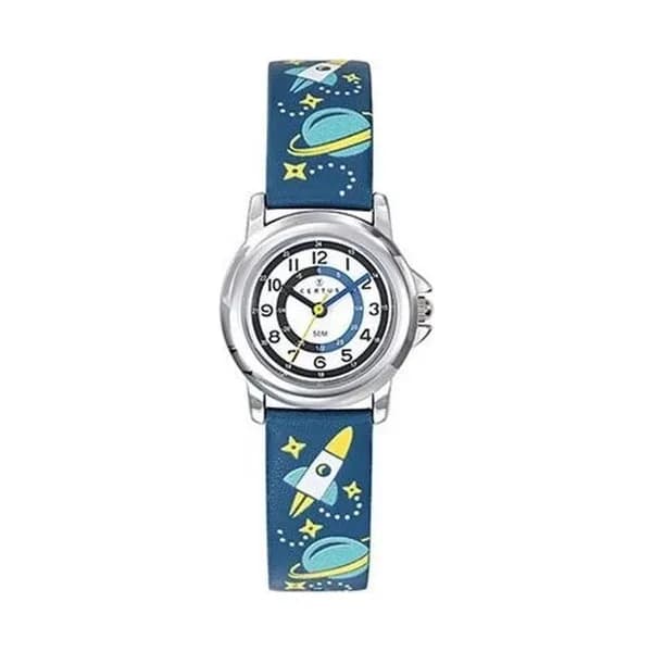 Certus Montre Certus en Cuir Synthétique Bleu
