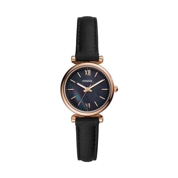 Fossil Montre Analogique Femme Fossil Cuir Noir ES4700