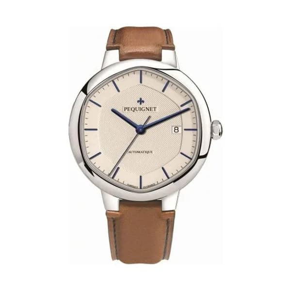 Pequignet E. Montre Pequignet Exagone blanc 41 mm - 4470413-CM