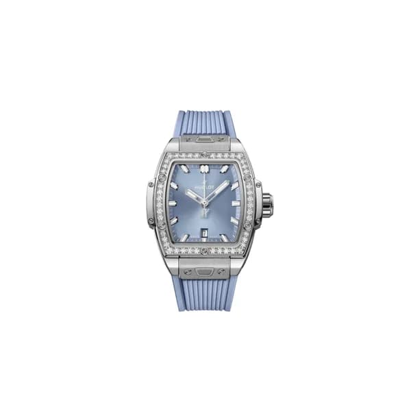 Hublot Hublot Spirit of Big Bang Steel Coal Blue Diamonds 32MM