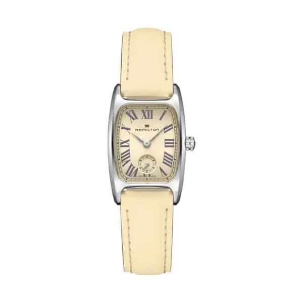 Hamilton Montre Hamilton American Classic Boulton Small Second Quartz M Cadran Beige