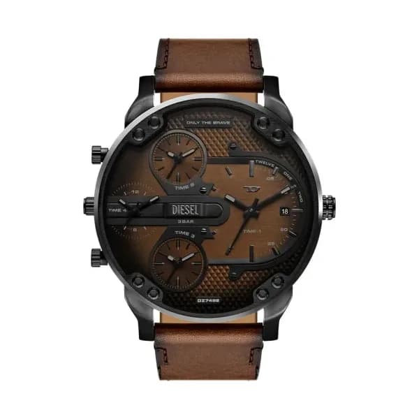 Diesel Montre Diesel Mr. Daddy Slim Marron