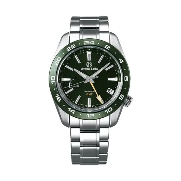 Grand Seiko Montre Grand Seiko Sport Spring Drive cadran vert bracelet acier 40,5 mm