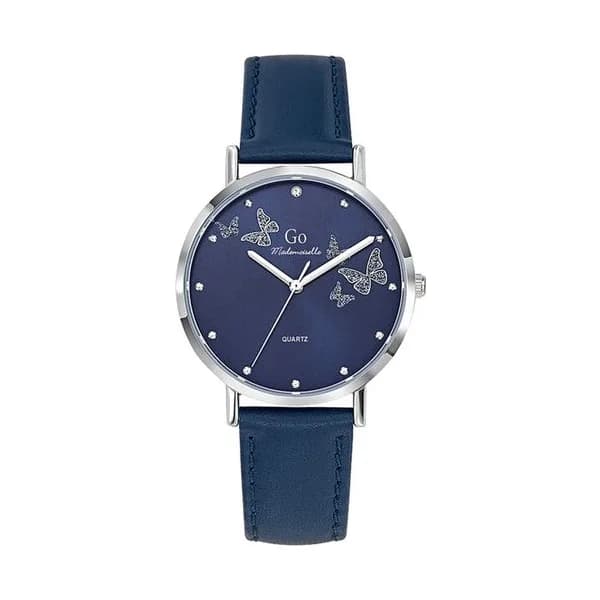 GO Mademoiselle Montre GO Mademoiselle en Cuir Bleu