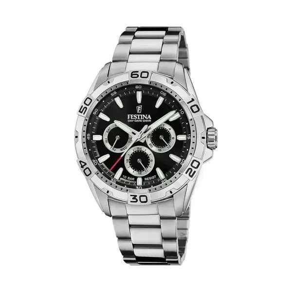 Festina Montre Festina Collection Multifonctions en Acier Argenté
