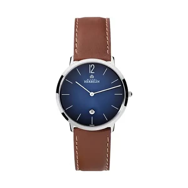 Michel Herbelin Montre quartz Homme City Bleu foncé