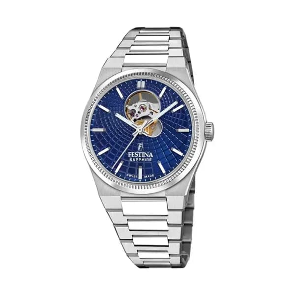 Festina Swiss Made Montre Festina Swiss Made Automatic 40 Bleu