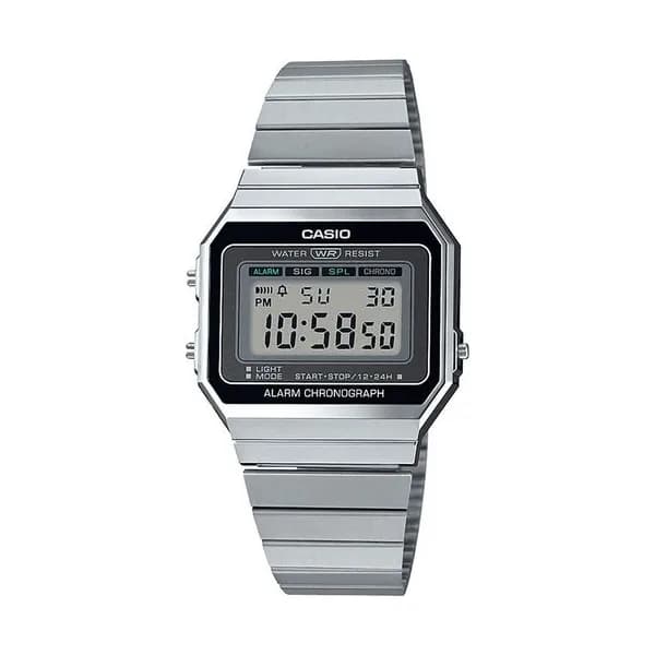 Casio Montre Casio en Résine Argenté