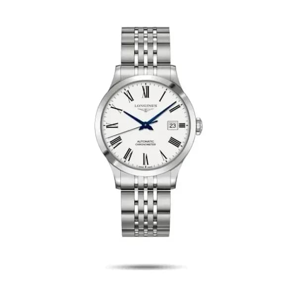 Longines Montre Longines Record Collection Automatique Acier Cadran Blanc