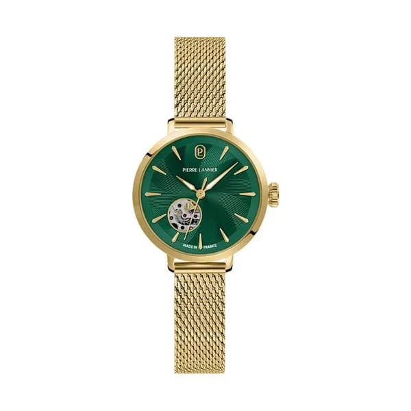 Pierre Lannier Montre Automatique Pierre Lannier Collection Soline en Acier et PVD Doré