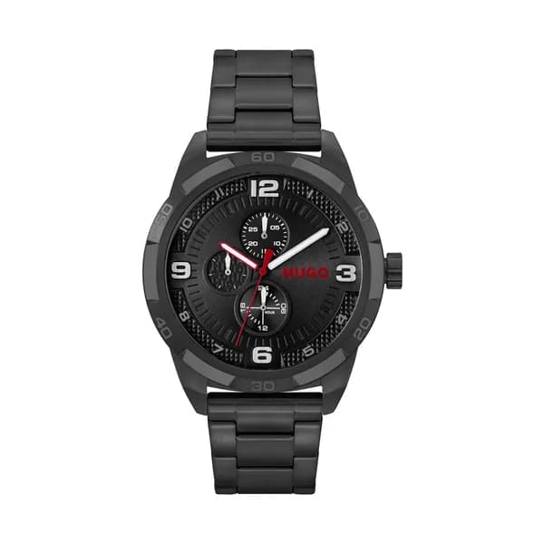 Hugo Montre Hugo Collection #Grip en Métal Noir