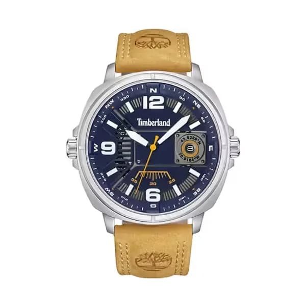 Timberland Montre Homme TIMBERLAND en Cuir Marron Etanche