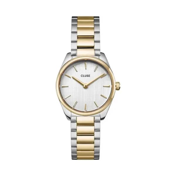 Cluse Montre Cluse Collection Féroce Mini Steel en Acier et PVD Bicolore