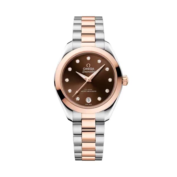 Omega Seamaster 30 mm, acier - or « Sedna™ » sur acier - or « Sedna™ »