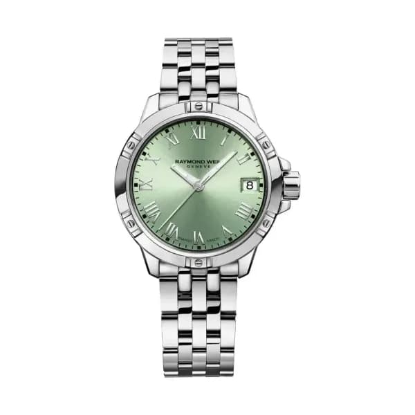 Raymond Weil Montre Tango Classic 30 mm - Cadran vert 5960-ST-00520