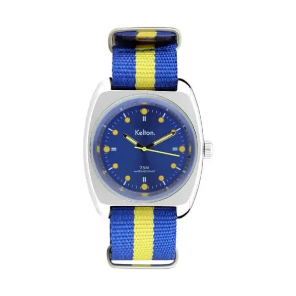 Kelton Montre RC 2 Nato bleu et jaune 9122462