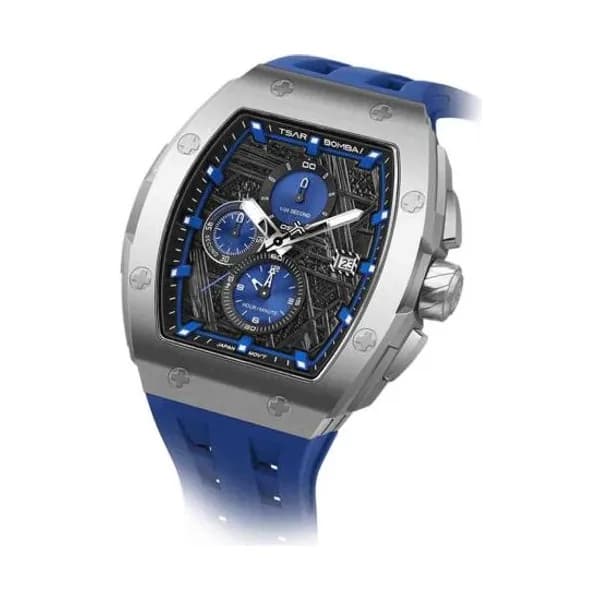 Tsar Bomba Montre Tsar Bomba - Elemental Series - Quartz II - Bleu & Argent - TB8211QII09