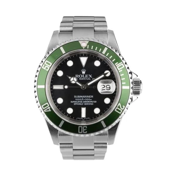 Rolex Montre Rolex Submariner Date "Kermit" 16610LV automatique 40 mm circa 2006