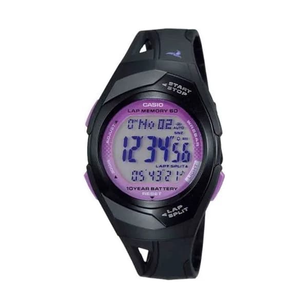 Casio Montre Casio Timeless - Sports - Noir & Violet - STR-300-1C