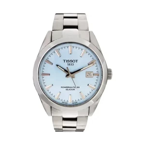 Daniel Gérard Montre Occasion Tissot Gentleman Powermatic 80 Silicium Cadran Turquoise