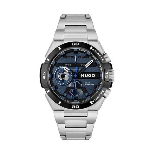 Hugo Montre Hugo Collection #Wild en Acier Argenté