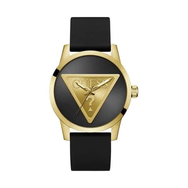 Guess Montre Guess Collection Badge en Silicone Noir