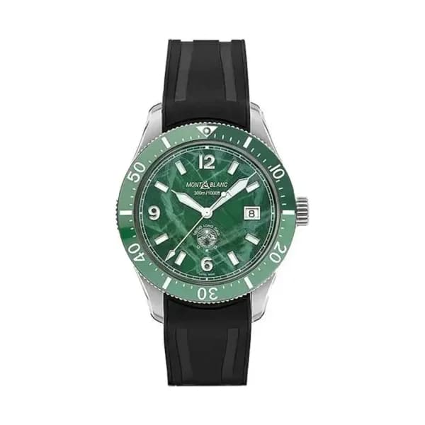 Montblanc Montre 1858 Iced Sea Automatic Date Verte MB129765