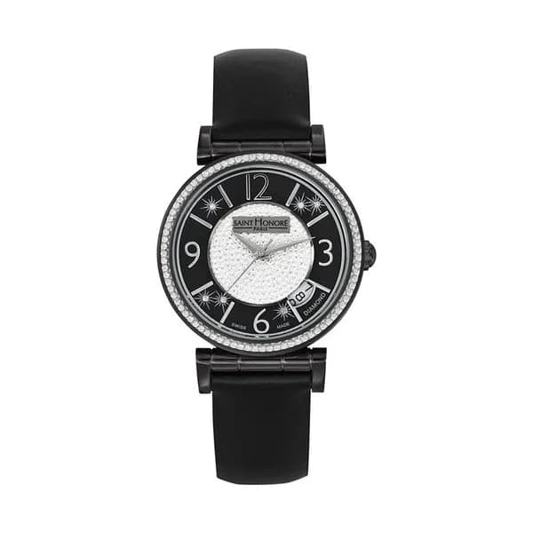 Saint Honoré Montre Saint-Honoré Opéra en Cuir Noir