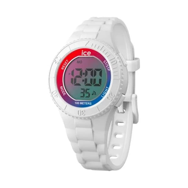 Ice Watch Montre Ice Watch Collection Ice Digit en Plastique Blanc