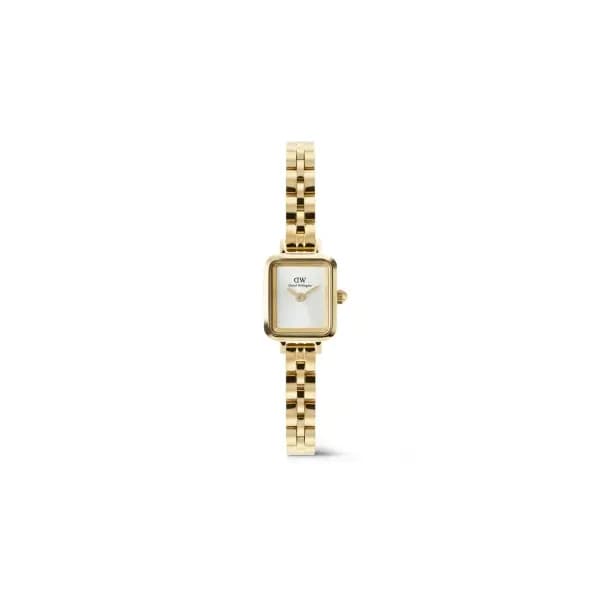 Daniel Wellington Montre quartz Femme Quadro mini Argenté