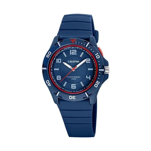 Calypso Montre Calypso en Silicone Bleu