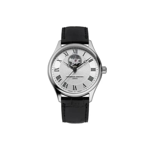 Frédérique Constant Montre Frédérique Constant Classics Index Automatique Cadran Argent Bracelet Cuir - FC-310MC5B6