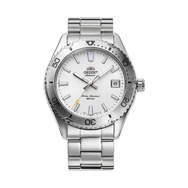 Orient Montre Orient Mako Automatique Cadran Blanc Bracelet Acier inoxydable - RA-AC0Q03S