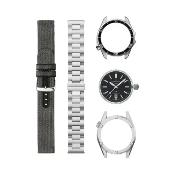 Certina Certina DS+ Kit Aqua &amp; Sport Automatique Cadran Noir
