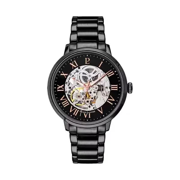 Pierre Lannier Montre Analogique Homme Pierre Lannier Acier Noir 316D439