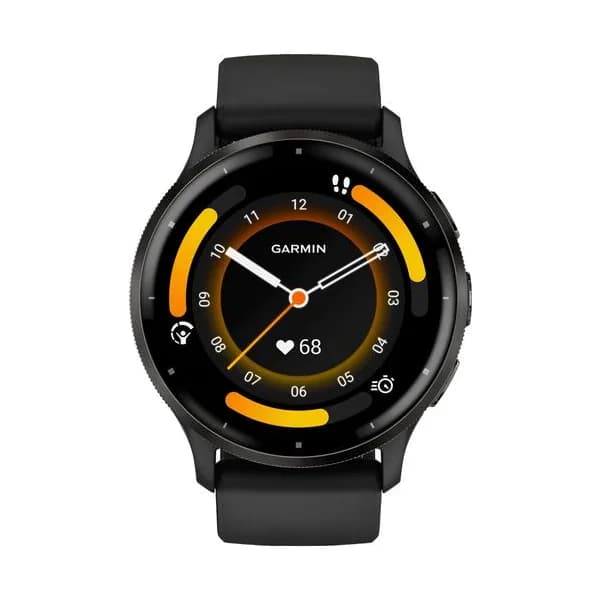 Garmin Montre connectée Garmin Venu 3 Gray bracelet silicone noir 45 mm