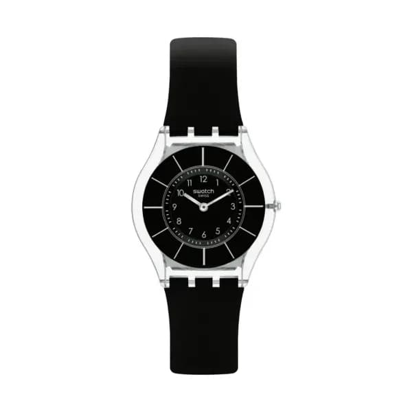 Swatch Montre quartz Femme Skin Noir