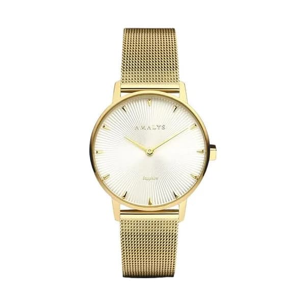 Amalys Montre Amalys Collection Baker en Acier et PVD Doré
