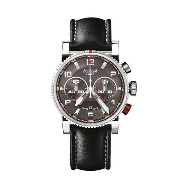 Hanhart Montre Hanhart Primus Racer Anthracite Automatique diamètre 44 mm- 741.240-0020