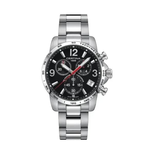 Certina Montre Certina DS Podium Chronograph 1/10 sec Quartz Cadran Noir
