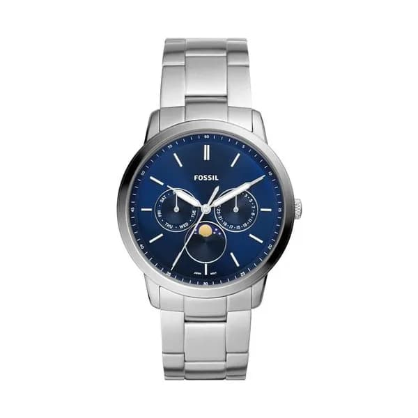 Fossil Montre Homme FOSSIL NEUTRA en Acier Gris Etanche