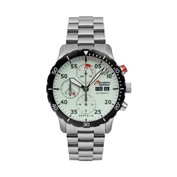 Zeppelin Montre Zeppelin Eurofighter Automatique Cadran Blanc cassé - 7218M5