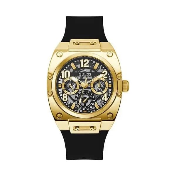 Guess Montre Homme GUESS en Silicone Noir Etanche