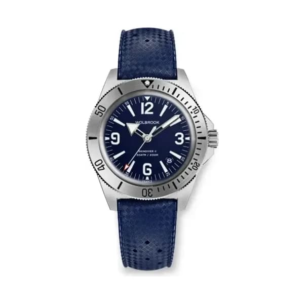 Wolbrook Montre automatique Skindiver II - Bleu