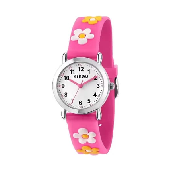 Kikou Montre Analogique Enfant Kikou Silicone Rose R4551102503
