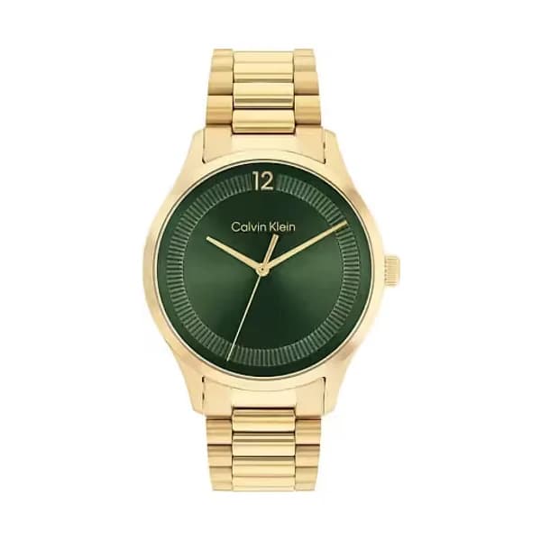 Calvin Klein Montre Homme CALVIN KLEIN ICONIC en Acier Jaune