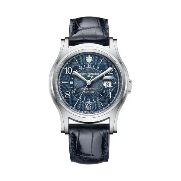 Cuervo y Sobrinos Montre Churchill 1895 GMT 2811.1GMTB